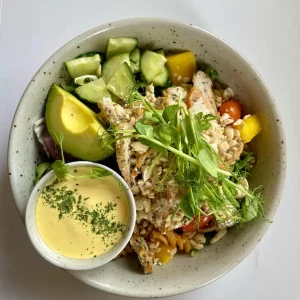 Pestokycklingsallad
